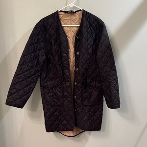 J. Crew Black Quilted Jacket